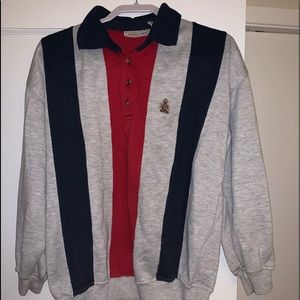 Vintage Bugle Boy Long Sleeve Polo